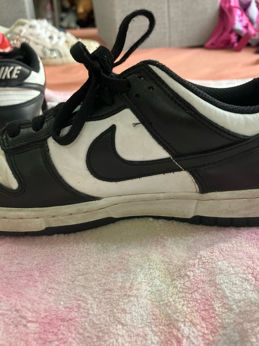 Nike Black and White Low-Top Sneakers